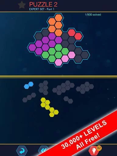 Изображение игры: Hexa Block Ultimate - with spin! Logic Puzzle Game