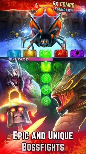 Изображение игры: Spellblade: Match-3 Puzzle RPG