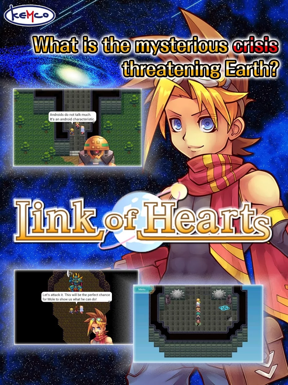 Изображение игры: RPG Link of Hearts - KEMCO