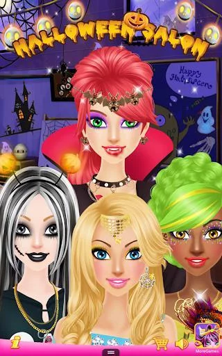 Изображение игры: Halloween Salon