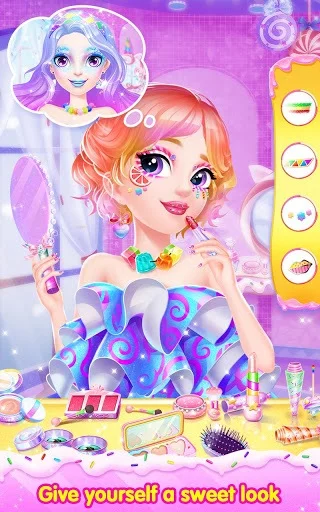 Изображение игры: Sweet Princess Candy Makeup