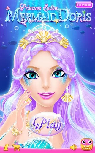 Изображение игры: Princess Salon: Mermaid Doris