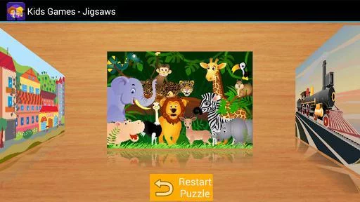 Изображение игры: Kids Games - Jigsaw Puzzles