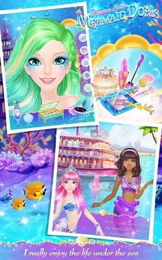 Изображение игры: Princess Salon: Mermaid Doris