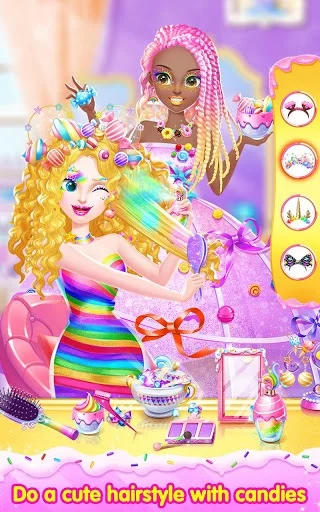 Изображение игры: Sweet Princess Candy Makeup