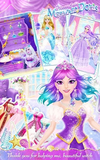Изображение игры: Princess Salon: Mermaid Doris