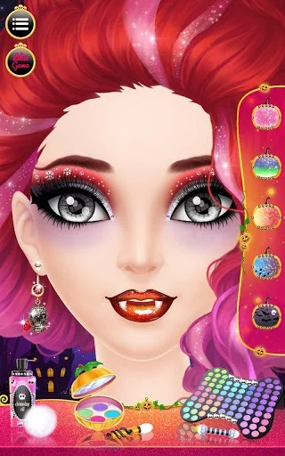 Изображение игры: Halloween Makeup Me