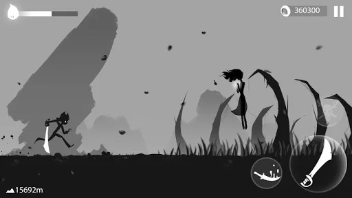 Изображение игры: Stickman Run: Shadow Adventure