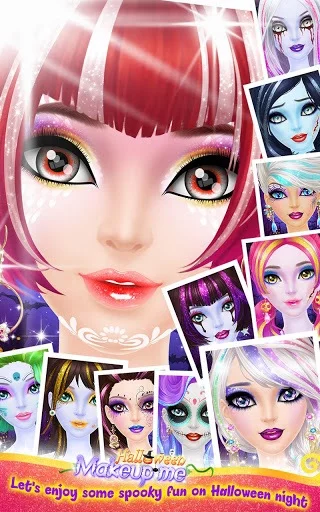 Изображение игры: Halloween Makeup Me