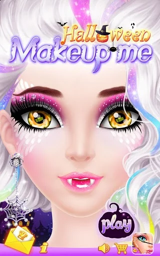 Изображение игры: Halloween Makeup Me