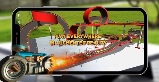 Изображение игры: Excessive Speed Race AR ARCore - Augmented reality