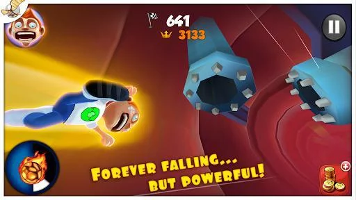 Изображение игры: Super Falling Fred