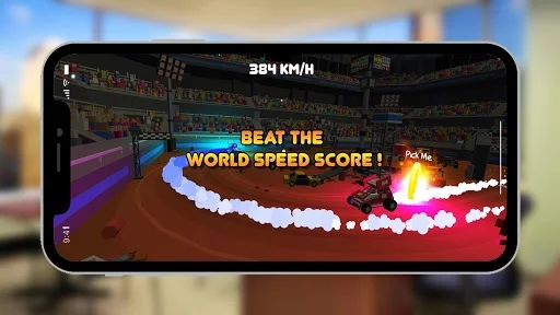 Изображение игры: Excessive Speed Race AR ARCore - Augmented reality