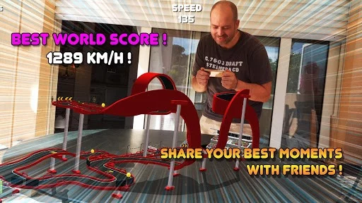 Изображение игры: Excessive Speed Race AR ARCore - Augmented reality