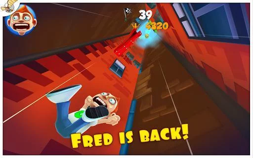 Изображение игры: Super Falling Fred
