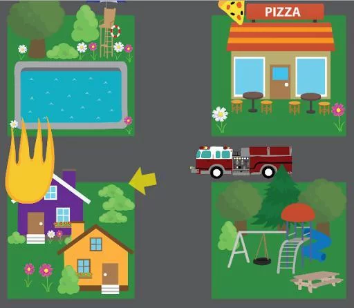Изображение игры: Kids Car Town 2