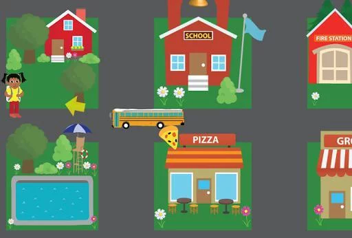 Изображение игры: Kids Car Town