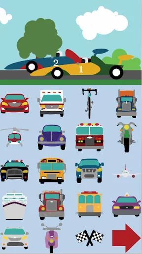 Изображение игры: Toddler Cars
