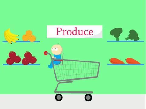 Изображение игры: Toddler Shopping