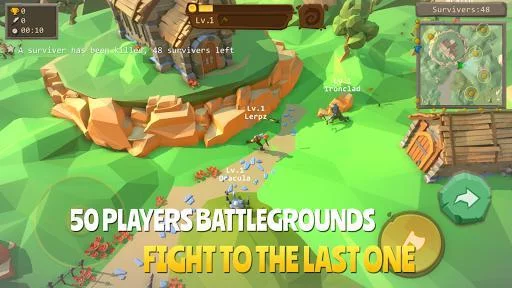 Изображение игры: AXE.IO - Brutal Survival Battleground