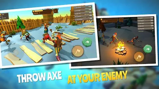 Изображение игры: AXE.IO - Brutal Survival Battleground