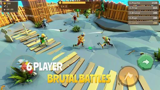 Изображение игры: AXE.IO - Brutal Survival Battleground