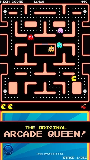 Изображение игры: Ms. PAC-MAN Demo