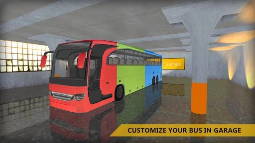 Изображение игры: Bus Hill Climbing Simulator