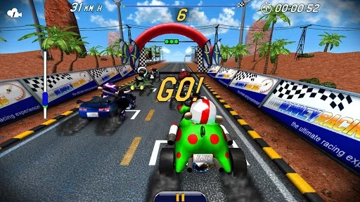 Изображение игры: Monkey Racing Free