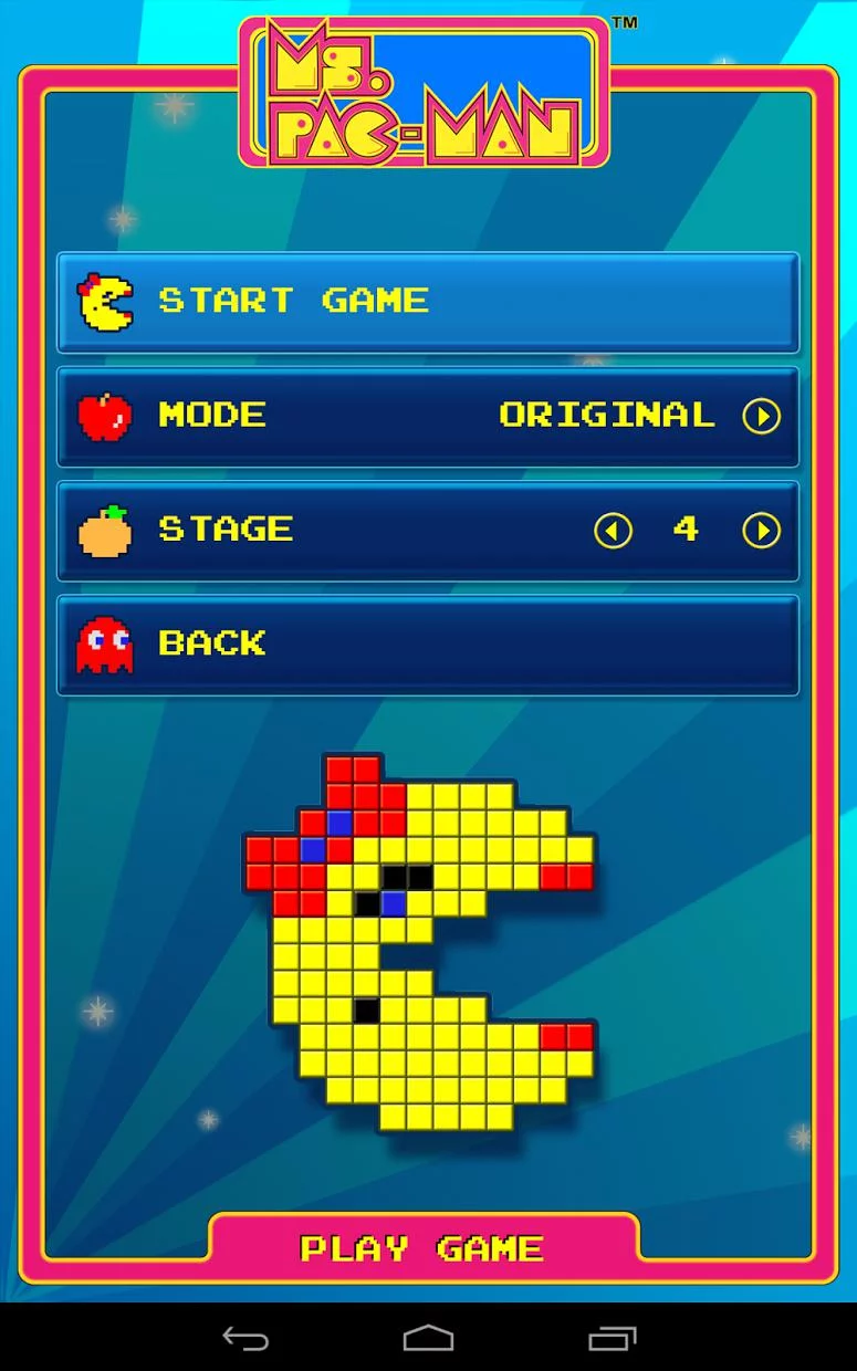 Изображение игры: Ms. PAC-MAN by Namco