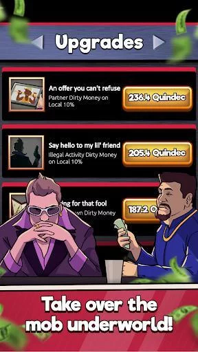 Изображение игры: Idle Mafia Inc. - Noire Mob Godfather Clicker Game