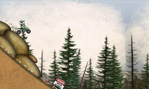 Изображение игры: Stickman Downhill Motocross