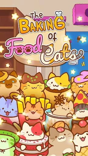 Изображение игры: Baking of: Food Cats - Cute Kitty Collecting Game