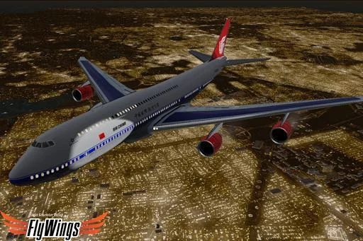 Изображение игры: Flight Simulator Night NY HD