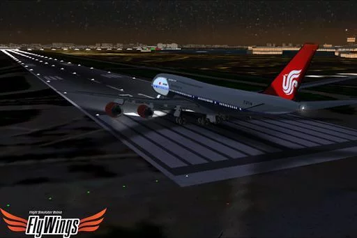 Изображение игры: Flight Simulator Night NY HD