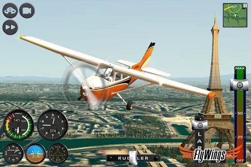 Изображение игры: Flight Simulator Paris 2015 HD