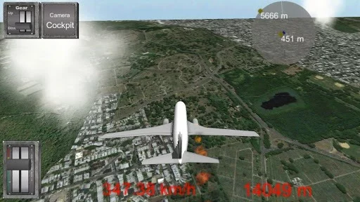 Изображение игры: Flight Simulator B737-400 HD