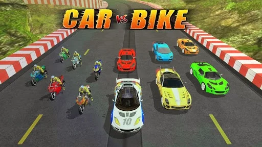 Изображение игры: Car vs Bike Racing