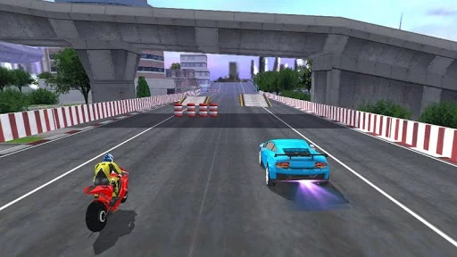 Изображение игры: Car vs Bike Racing