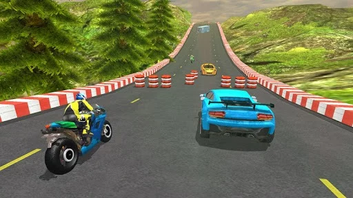 Изображение игры: Car vs Bike Racing