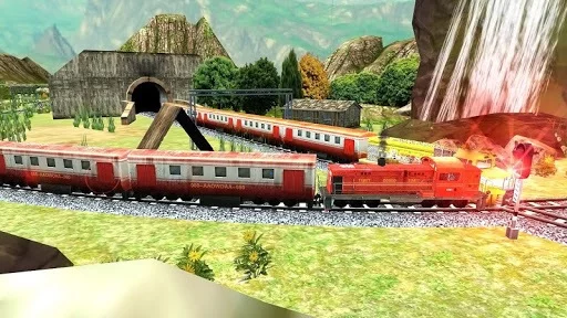 Изображение игры: Real Indian Train Sim 2018