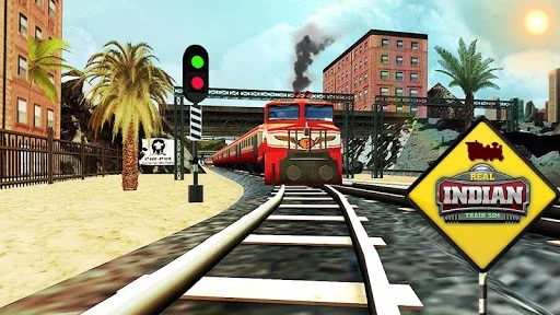 Изображение игры: Real Indian Train Sim 2018