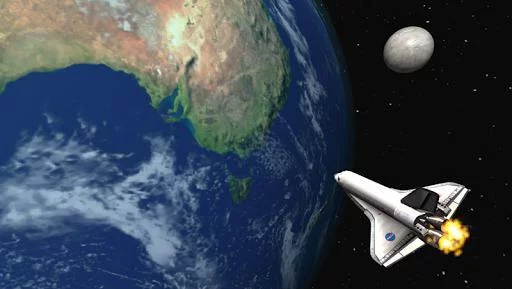 Изображение игры: Space Shuttle Simulator Free