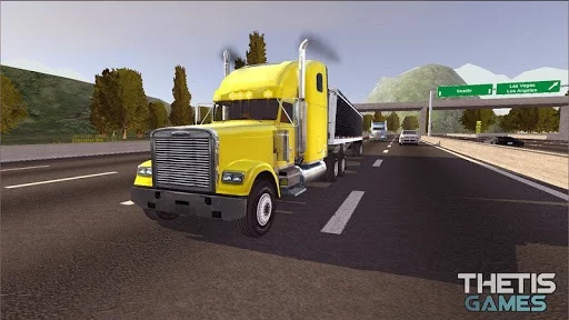 Изображение игры: Truck Simulator America 2 Free
