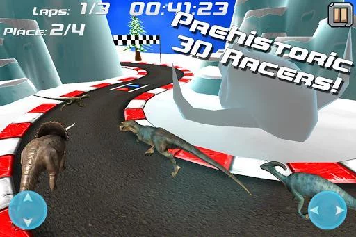Изображение игры: Jurassic Racer Dinosaur Racing