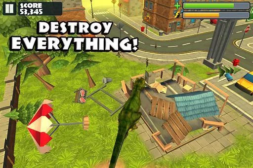 Изображение игры: Jurassic Rampage: Smash City