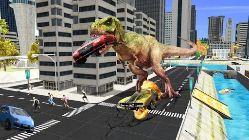 Изображение игры: Dinosaur Games Simulator 2018