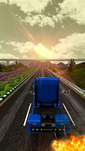 Изображение игры: Truck Racing Driver