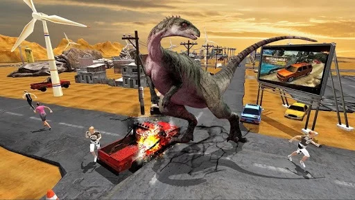 Изображение игры: Dinosaur Games Simulator 2018