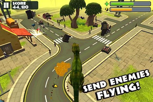 Изображение игры: Jurassic Rampage: Smash City